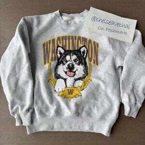 Vintage University Of Washington Huskies Sweatshirt Washington Huskies Shirt Tee